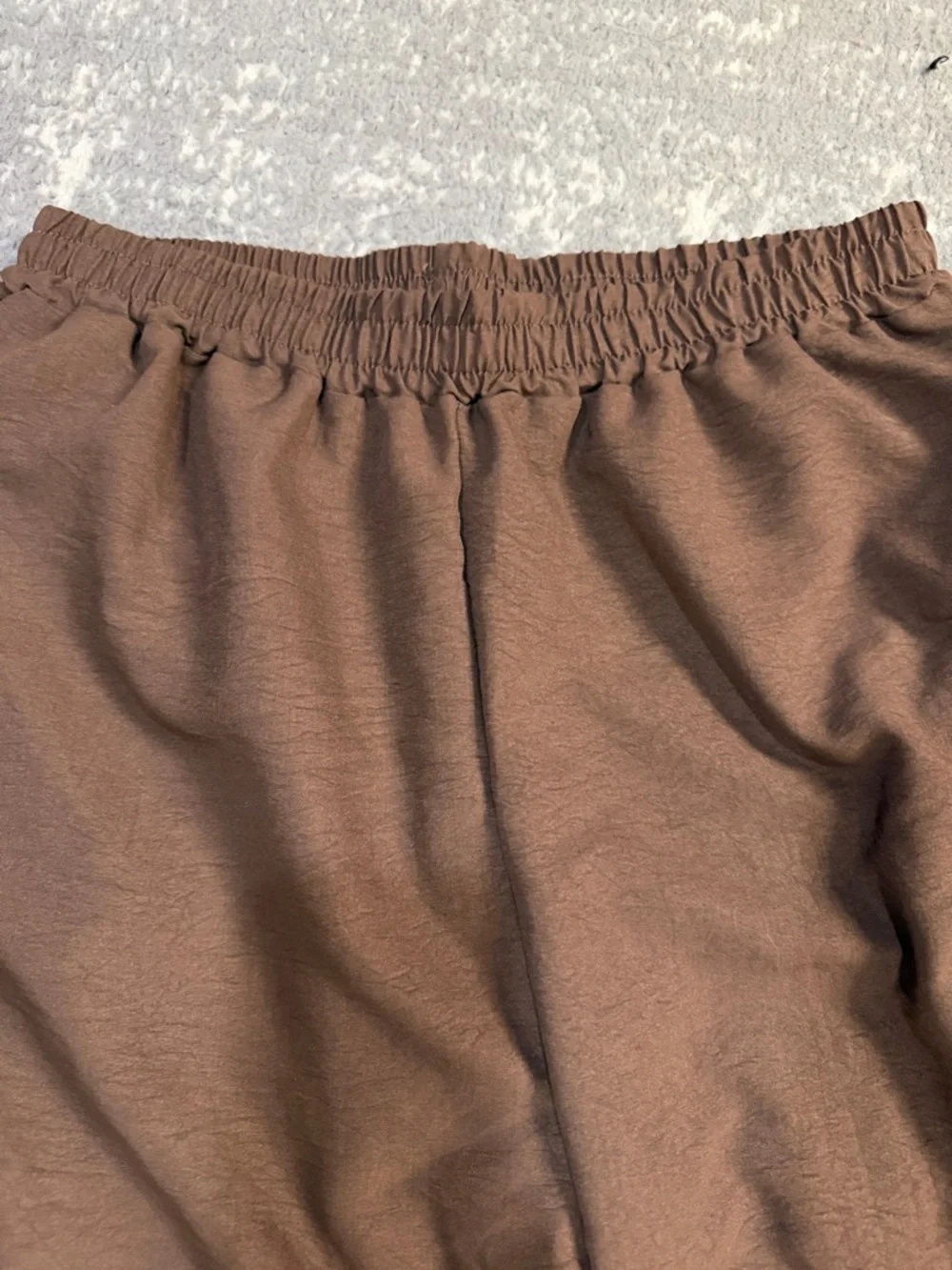 Classic Brown V-Neck Pajama Set for Women - Picture 4 of 4